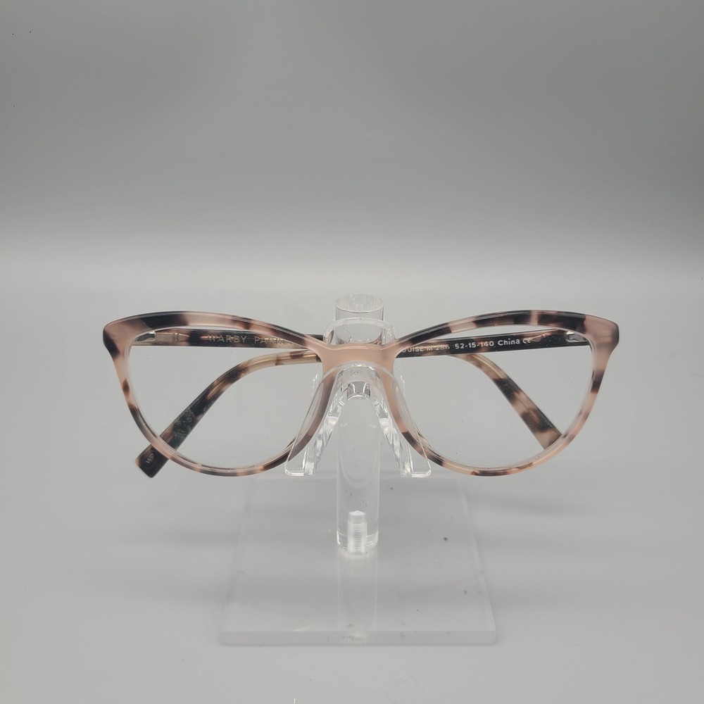 Warby Parker Louise M 286 Eyeglasses Pink Tortoise Cat Eye Frames 52-15-140